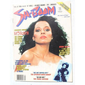 Vintage Sh-Boom April 1990 Rock and Roll Music Magazine - Motown The Supremes
